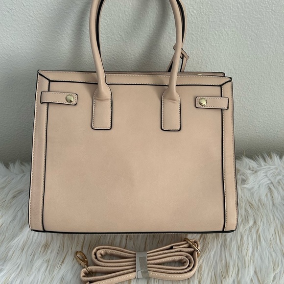 Aldo Cream Tote Bag with Tassel - Picture 3 of 7
